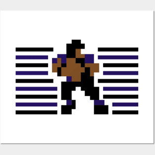 Tecmo QB Stripes - Baltimore Posters and Art